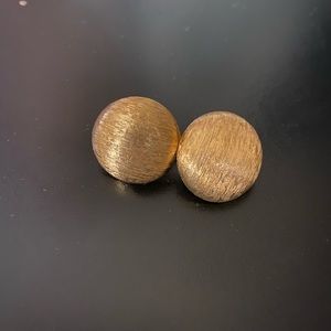 Vintage 80s gold-plated clip-on earrings